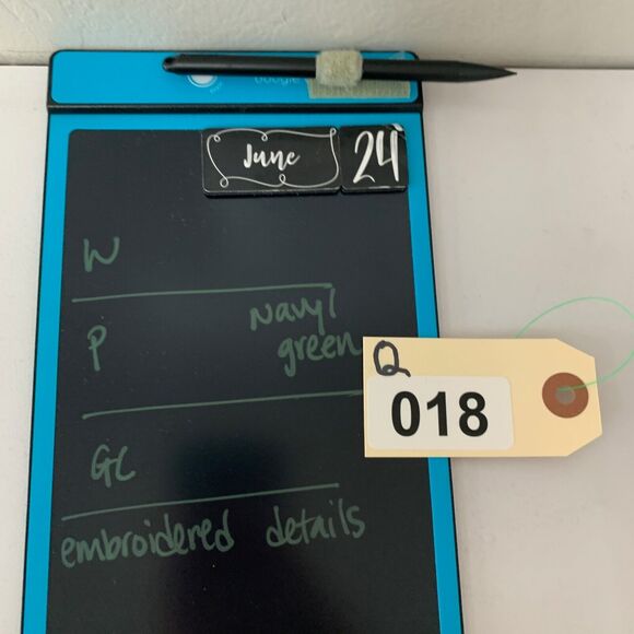 J Crew Tank Womens 0 Navy Green Embroidered Bib Tassel Keyhole Sleeveless Top - Picture 10 of 12